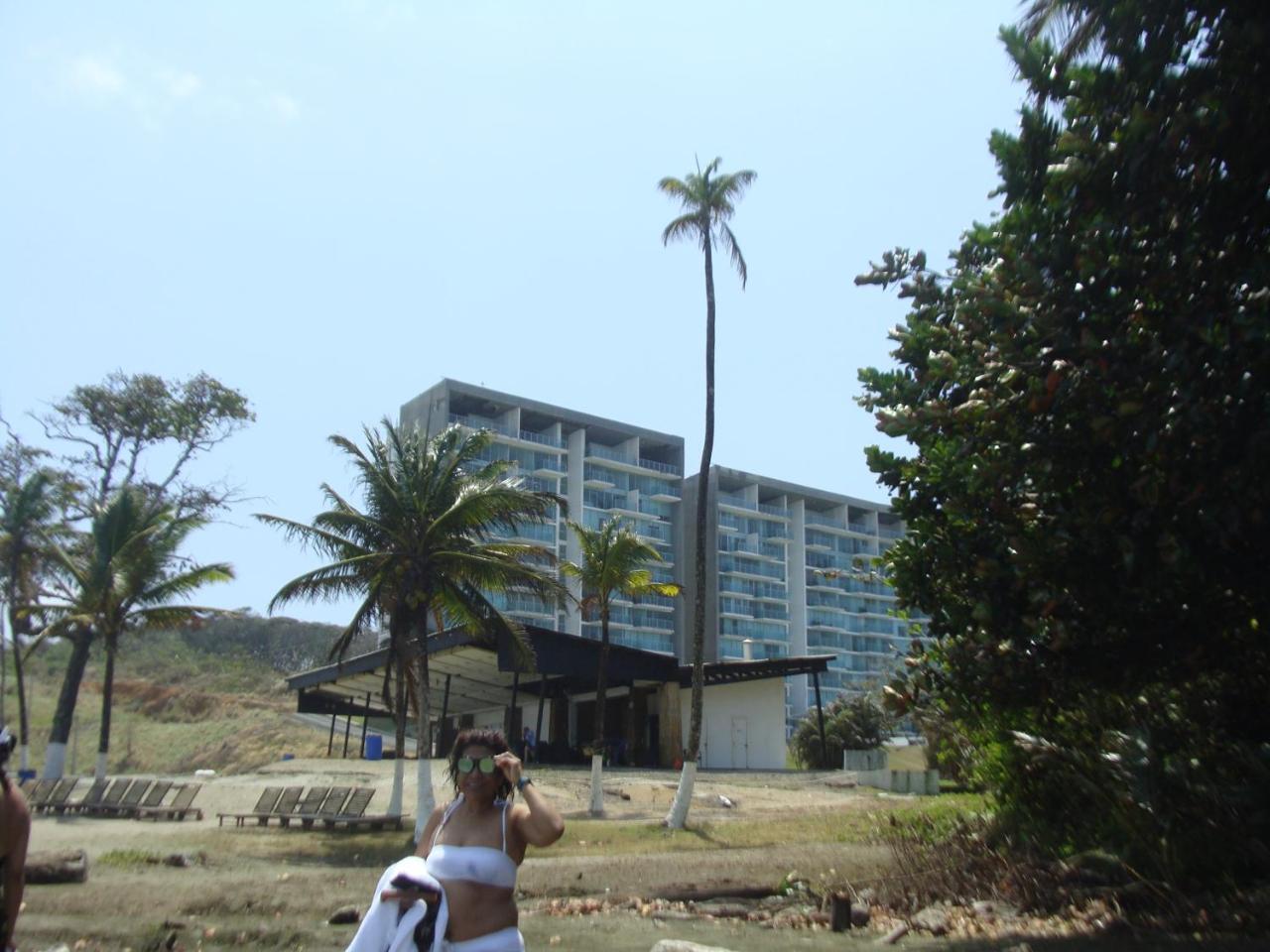 Apartamento En Balabeach Maria Chiquita In Front Of The Beach 2Hab Colon Exteriör bild